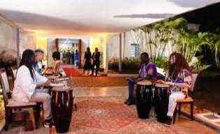 Performance at the South African Embassy, Asa Sul, Brasília, DF