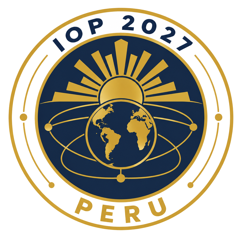 IOP 2027 Peru sun badge logo