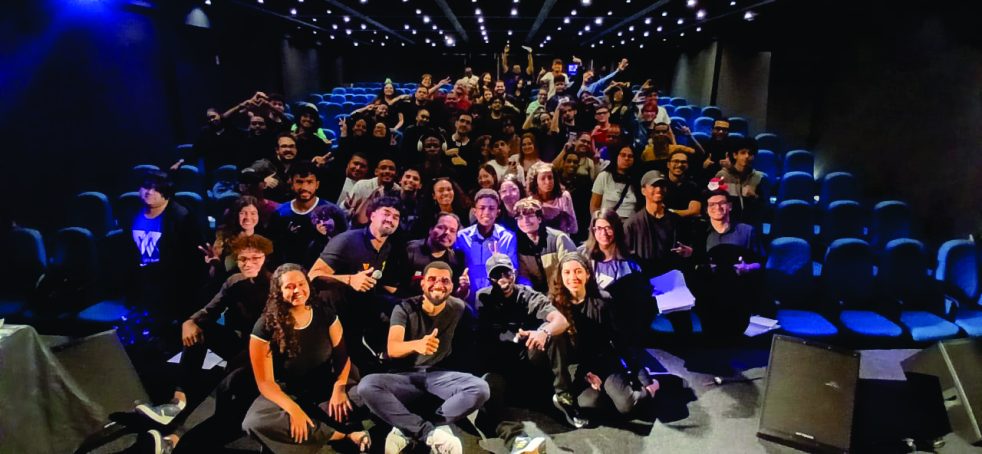 Full auditorium audience at Zion Creative Week 2025 in Rio de Janeiro